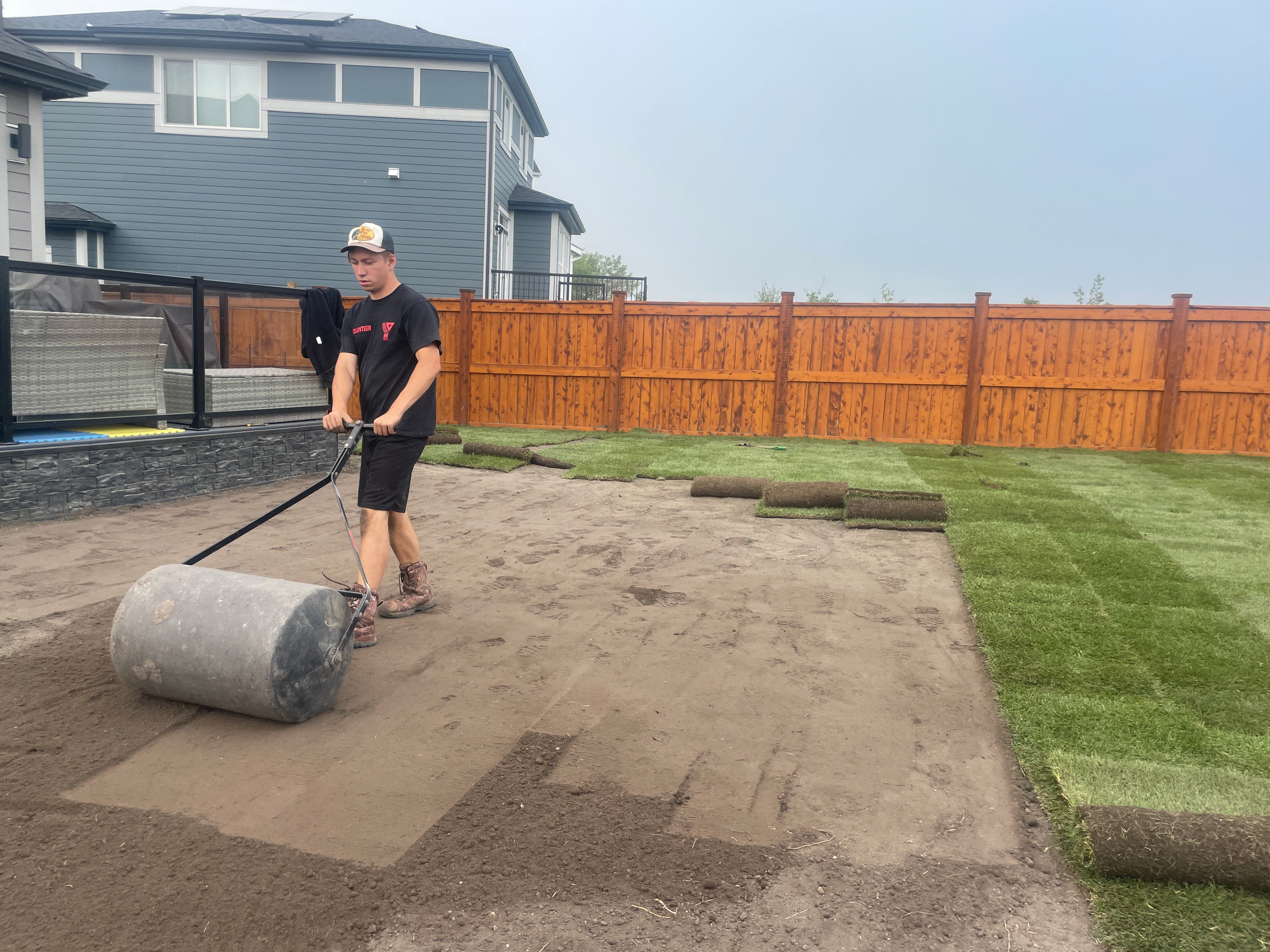 Using a Roller for Sod Installation – The Sodfather Sod Supply